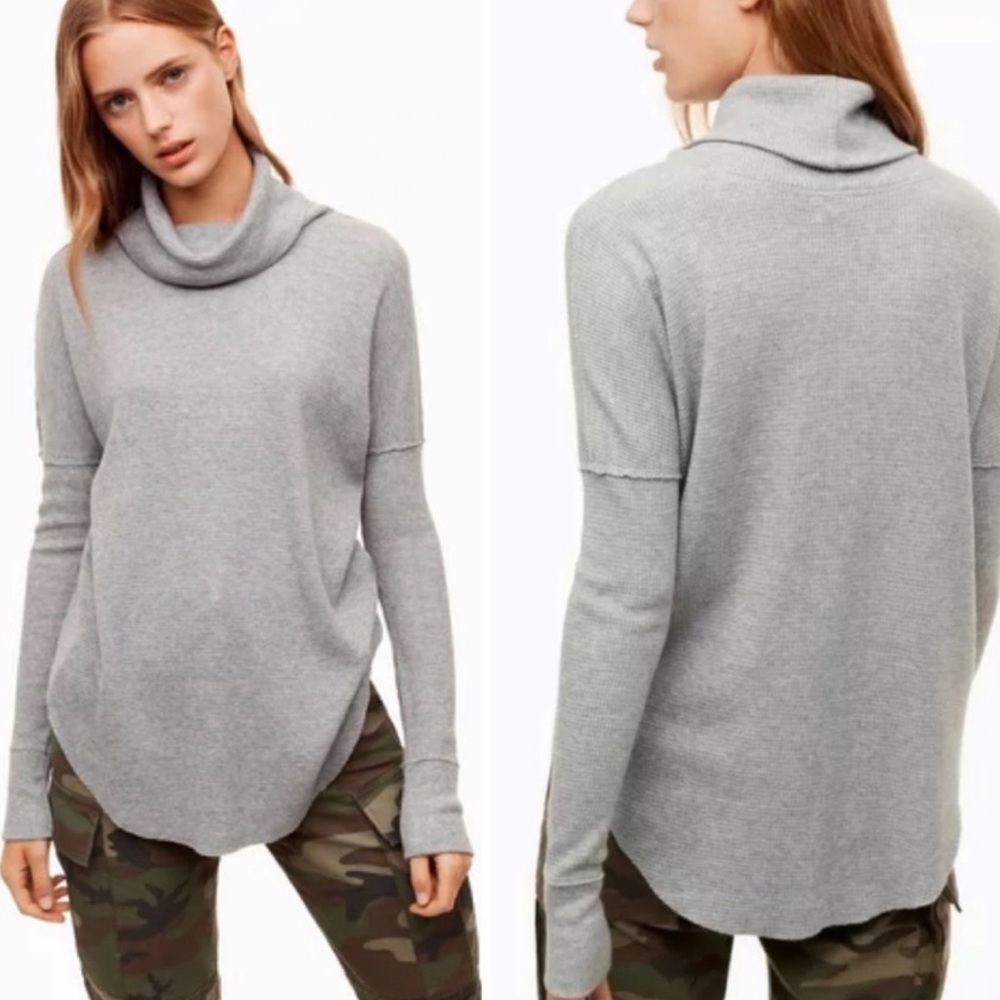 Aritizia Thermal Waffleknit Turtleneck